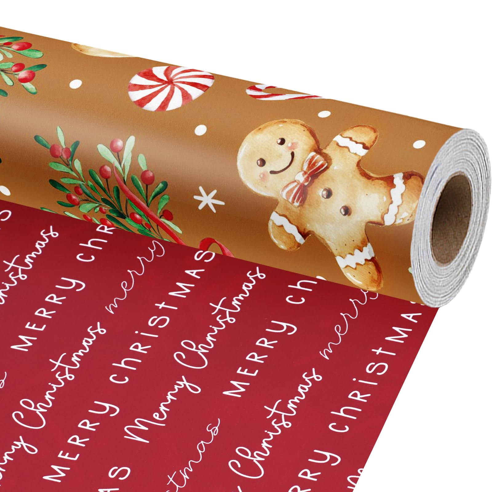 Photo 1 of LaRibbons Gingerbread Christmas Wrapping Paper