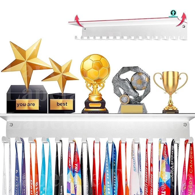 防滑奖杯展示架，奖牌挂架，墙壁装饰展示架