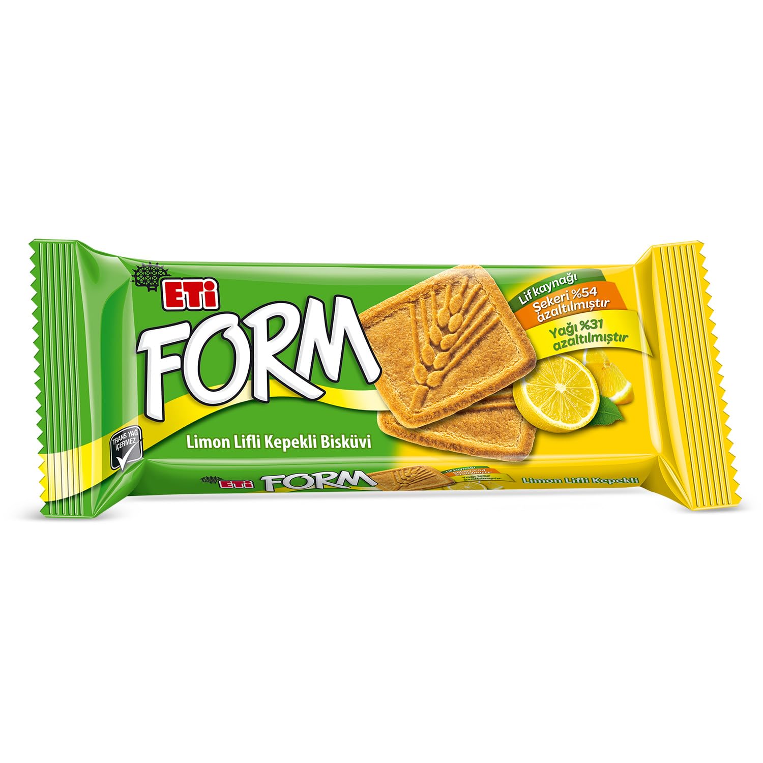 Eti Form Limon Lifli Kepekli Bisküvi 50 g