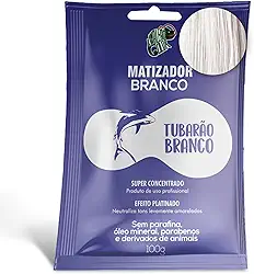 Matizador Tubarão Branco 100ml Sachê - Kamaleão Color - Efeito Platinado