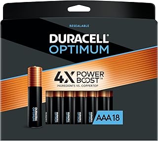 Duracell Optimum Alkaline Aaa Batteries, 18/pack