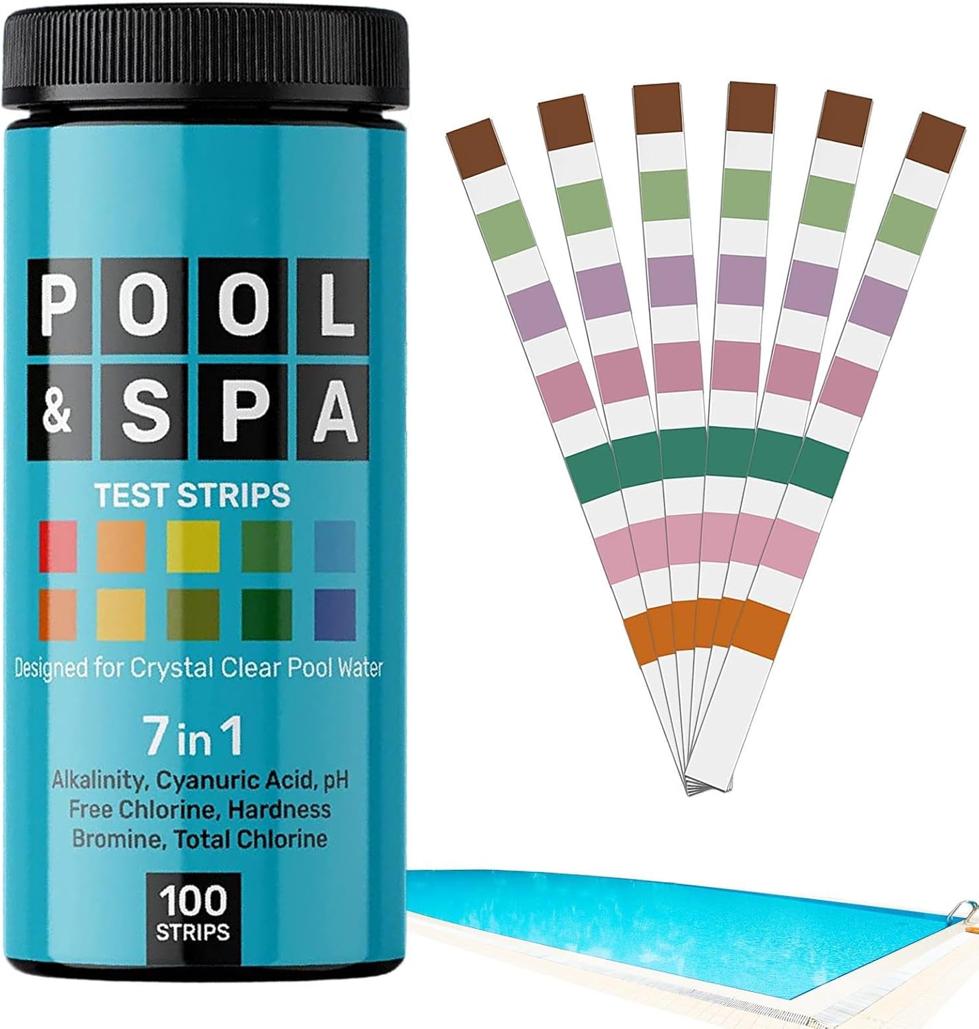 Pool Test Strips Hot Tub Spa Test Kit Spa Test Strips for Hot Tub