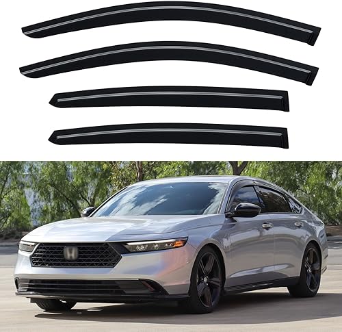 Miniatura 40 de Visores de ventana y protectores contra la lluvia para Ford F150 de 1997-2003, Standard Cab, Deflectores de viento para ventanas de canal externo