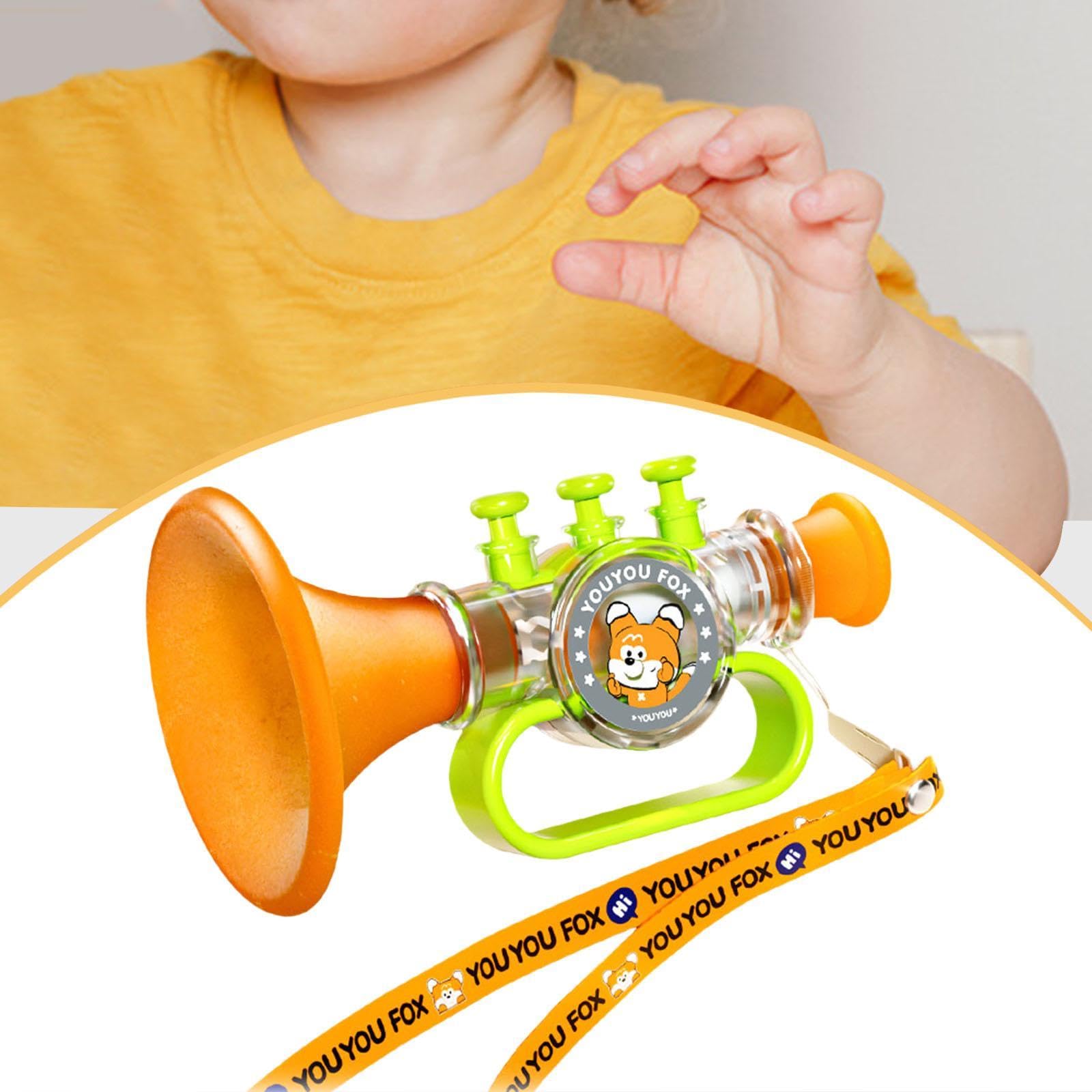 Lot de 6 Sifflets Jouets En Forme de Petites Trompettes, Petits Haut-parleurs, Amusants, pour Le Développement Sensoriel et Des Filles, Ca, 5 pièces