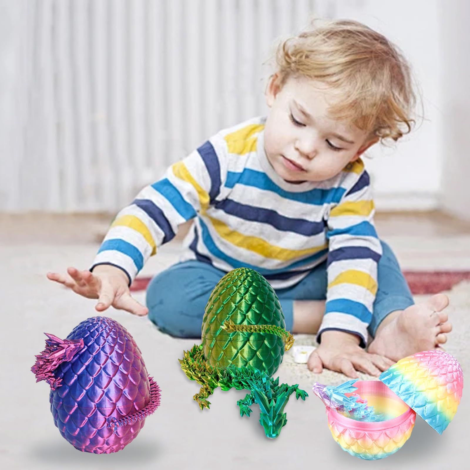 Œuf de dragon 3D - Œuf de dragon 3D en cristal articulé, 30,5 cm, œufs Œuf de dragon 3D - Œuf de dragon 3D en cristal articulé, 30,5 cm, œufs