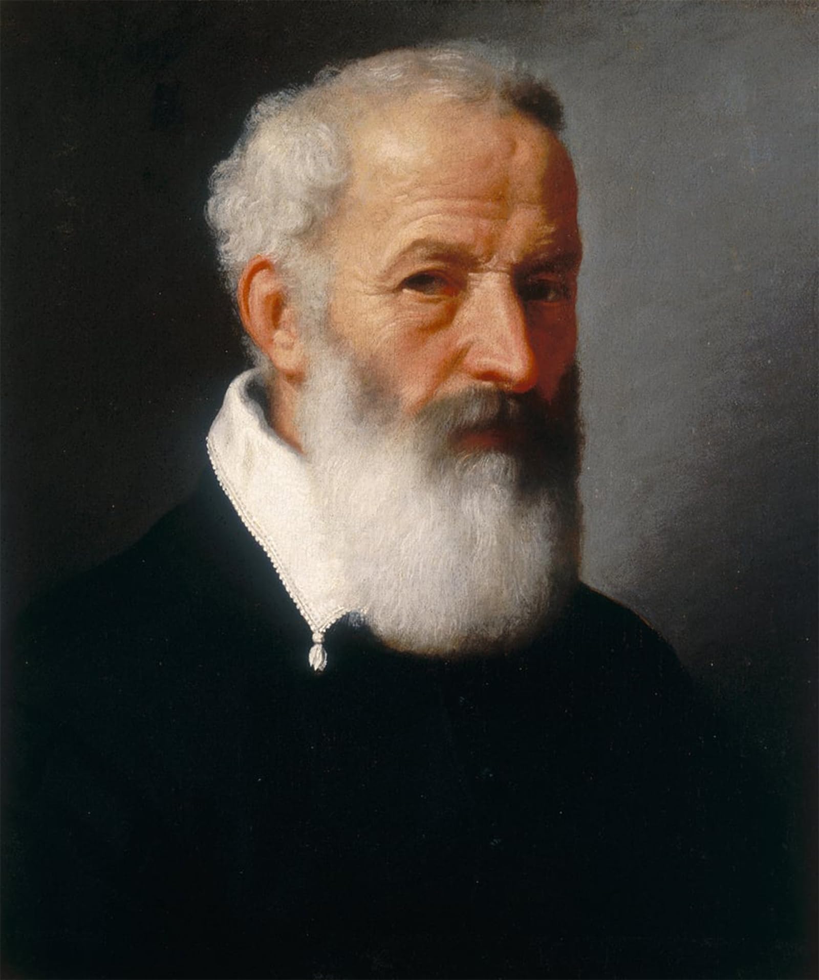 ARTXLXXBN Famous Painting Art Wall Decor Abstract Art Picture Portrait of an Old Nobleman by Battista Moroni Animal Pictures for Home Decor 60x90cm