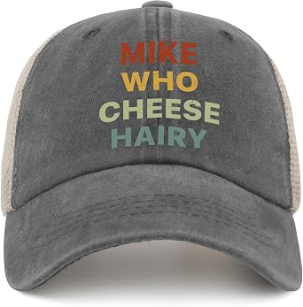 Mike Who Cheese Hairy Hat Party Hat Golf Hats Men Gifts for Grandpa Running Cap