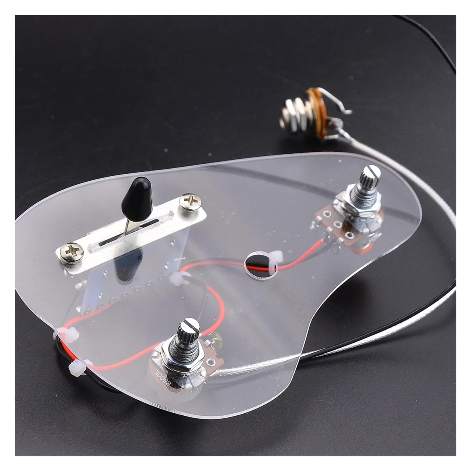 2 potenciómetros de 500 K + interruptor de 5 vías + conector, for arnés de cableado de guitarra eléctrica ST