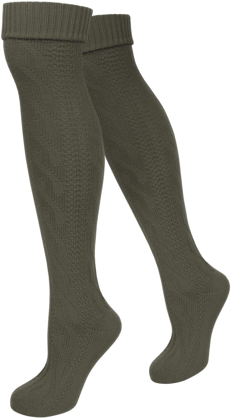 normani Original Trachtensocken Trachten Strümpfe Socken Natur Kniebundstrümpfe Pin Knopf Lang Kurz bis Übergröße