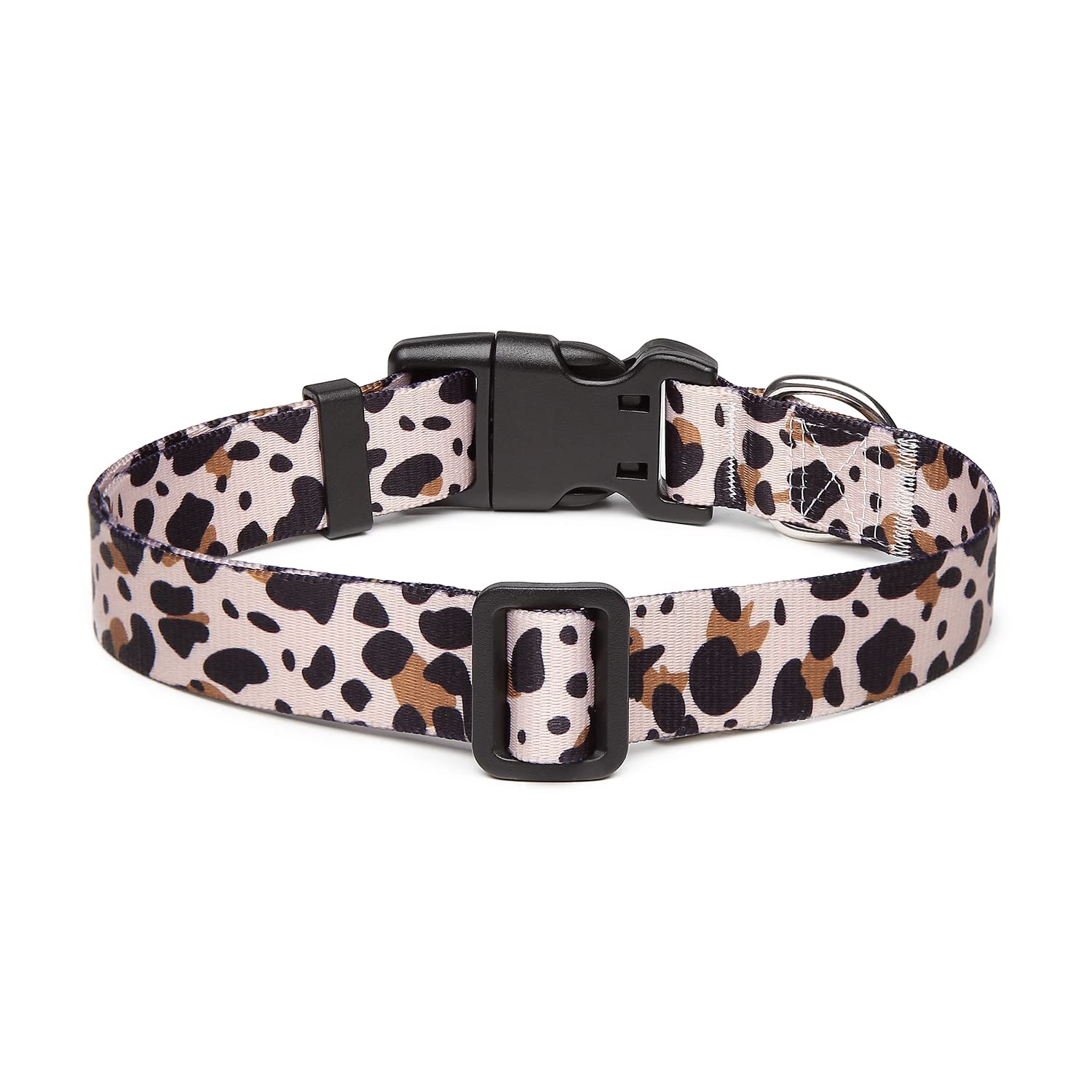 Adjustable Dog Collar with Patterns, Ultra Comfy Soft Nylon Breathable Pet Collar for Small Medium Large Dogs (L, Floral Orange) — view 83