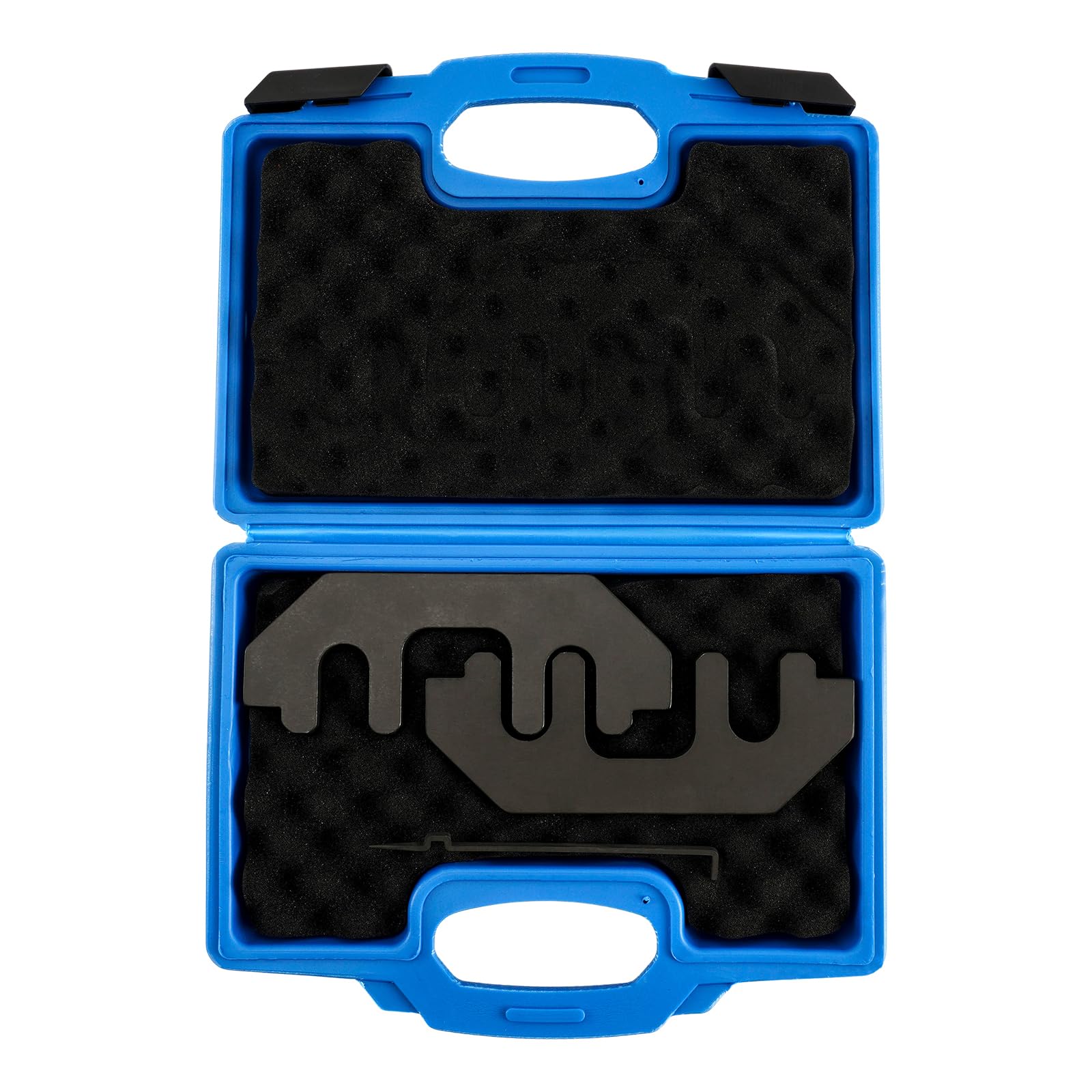 PHILTOP Engine Timing Tool Kit Camshaft Locking Tool Fit for Edge Explorer Flex Fusion Fusion Hybrid Mustang Taurus Lincoln MKS MKT MKX MKZ Navigator Mercury Milan Sable Taurus Taurus X, with Suitcase