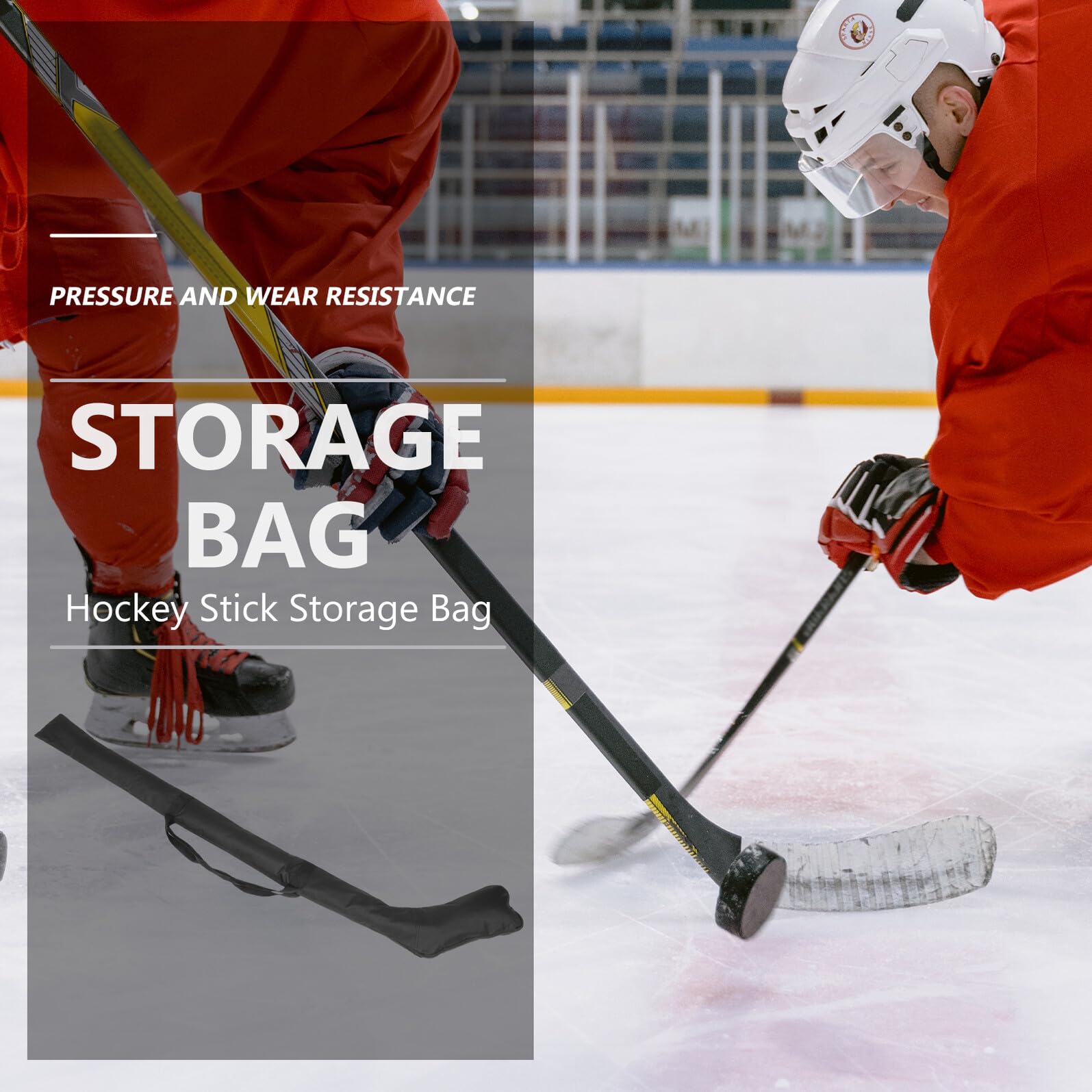 Alasum Bolsa Seguro Palos Hockey y Portátil de Palo de Oxford Tela al para Diseño Cremallera Fácil de Usar Especial Que Se Adapta para Almacenamiento y Transporte