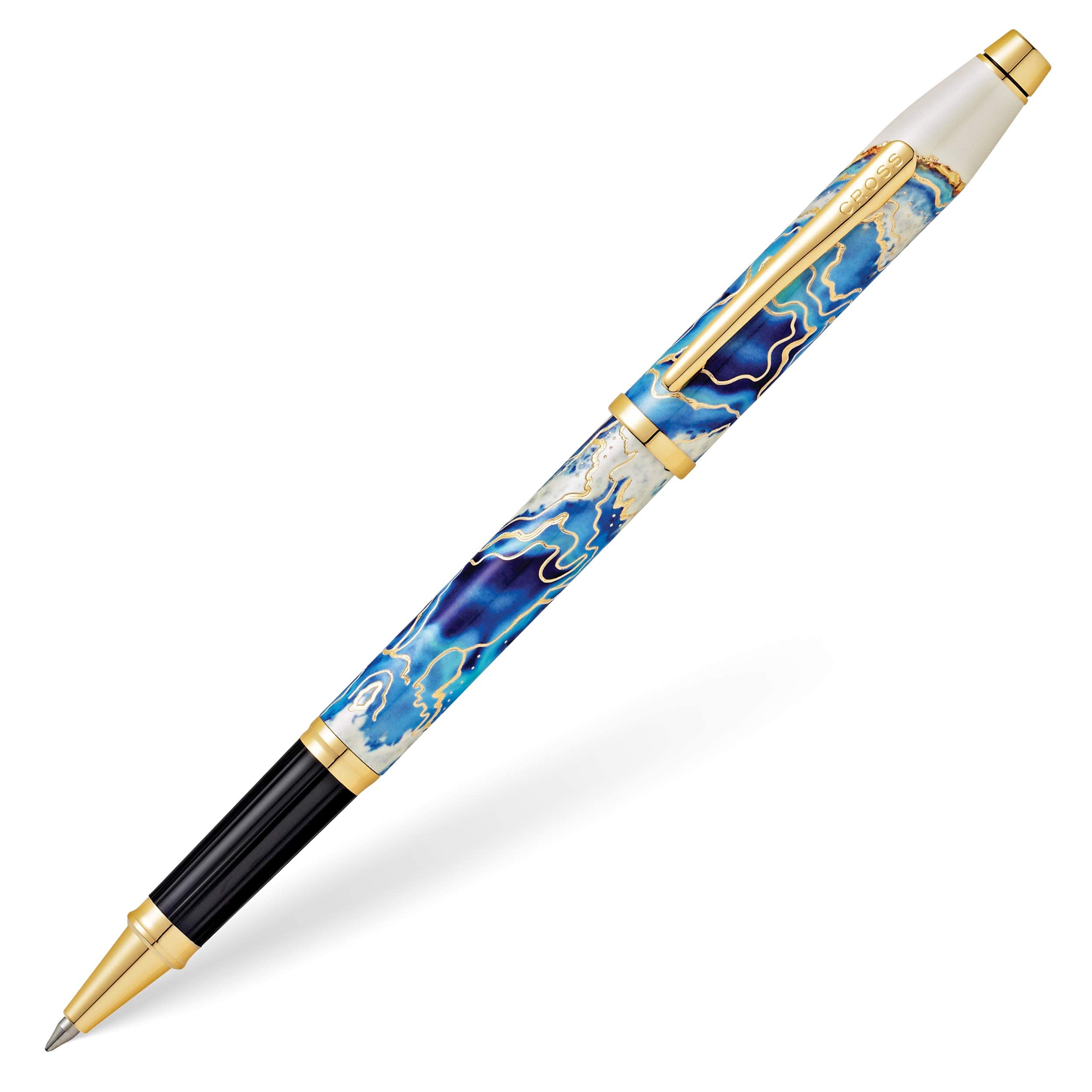 Cross Wanderlust Malta Rollerball (Strichstärke 0.7 mm, Schreibfarbe: schwarz, inkl. Geschenkbox)