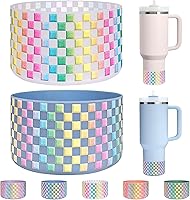 Vista 25 de HEYSKAY Base protectora de silicona para botas Stanley Quencher Adventure de 40 onzas y vaso Stanley IceFlow de 20 onzas y 30 onzas, y compatible