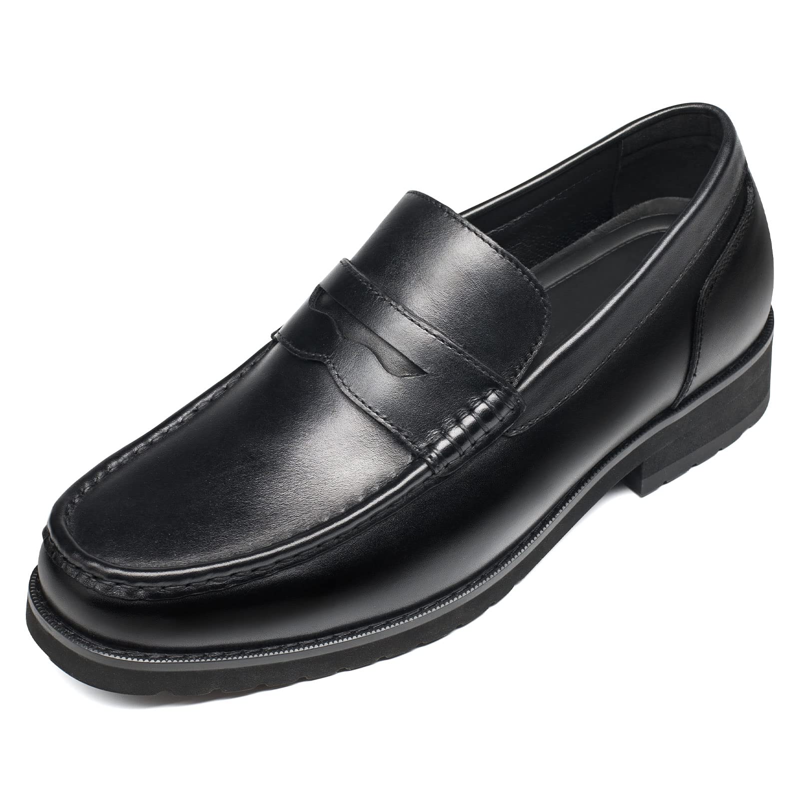 CHAMARIPA Men's Formal Shoes with Invisible Height Increase (5-8cm / 1.97-3.15 Inch) - Genuine Leather Oxford, Derby, Loafers & Chelsea Boots for Business & Smart Occasions (5.5-11.5 UK)