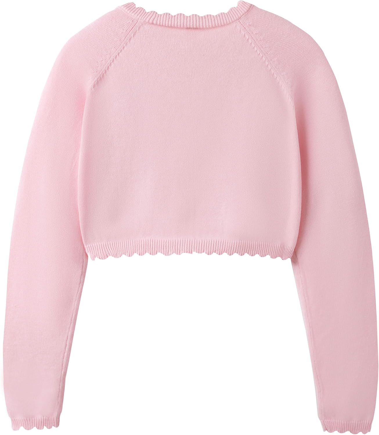 Girls Cardigan Sweater Long Sleeve Uniform Cropped Cardigan Casual Kids Cardigan for Little Girls - Image 3