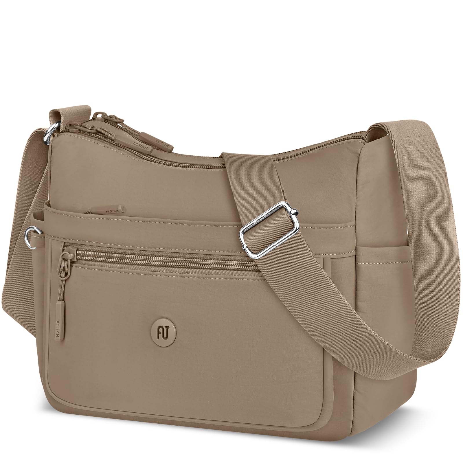 Bolso Bandolera Mujer Impermeable Bolsos de Hombro Casual Mujer de Nailon Moda Crossbody Múltiples Bolsillos Bolsa de Cuerpo Cruzado con Correa Ajustable para Viaje shopper Escuela so Diario