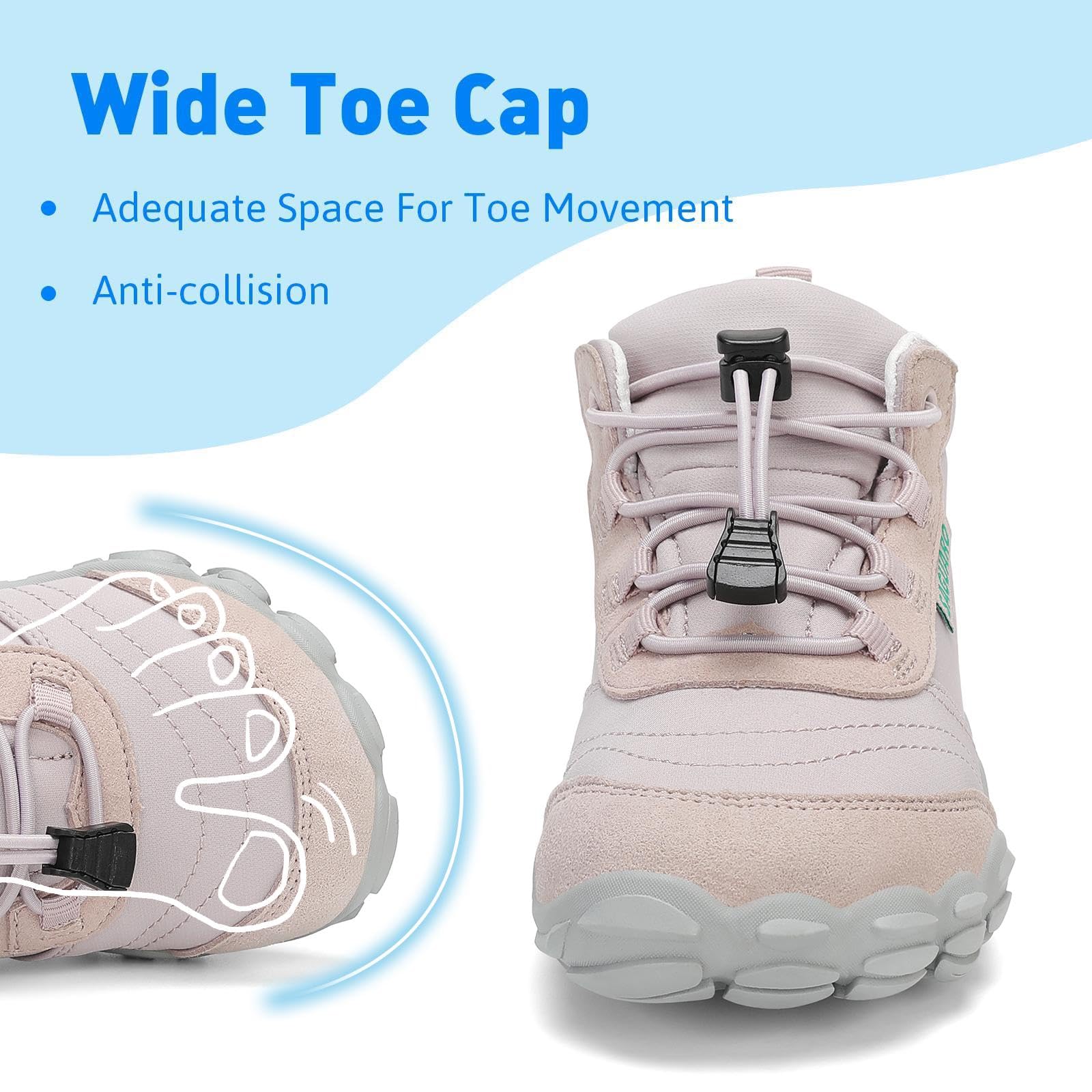 SAGUARO Enfants Chaussures de Trail Minimaliste Barefoot Running Sneakers Léger Respirantes 26-36 EU