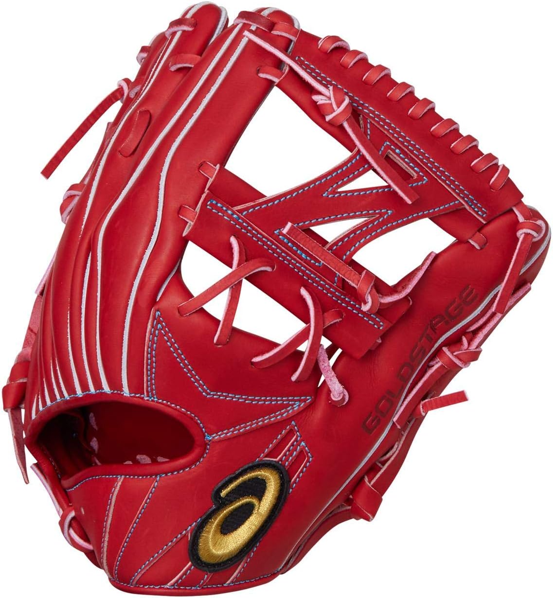 Asics GOLDSTAGE 3121A668 Baseball Gold Stage LH (for Right Throwing) Hard Glove Infielders, Size 7