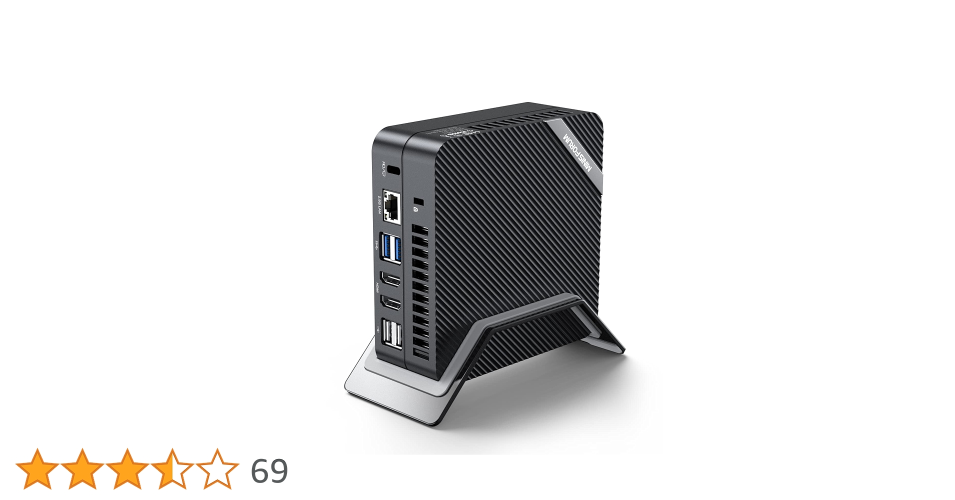 Amazon.co.jp: MINISFORUM UM700ミニPC AMD Ryzen 7 3750H 4C/8T