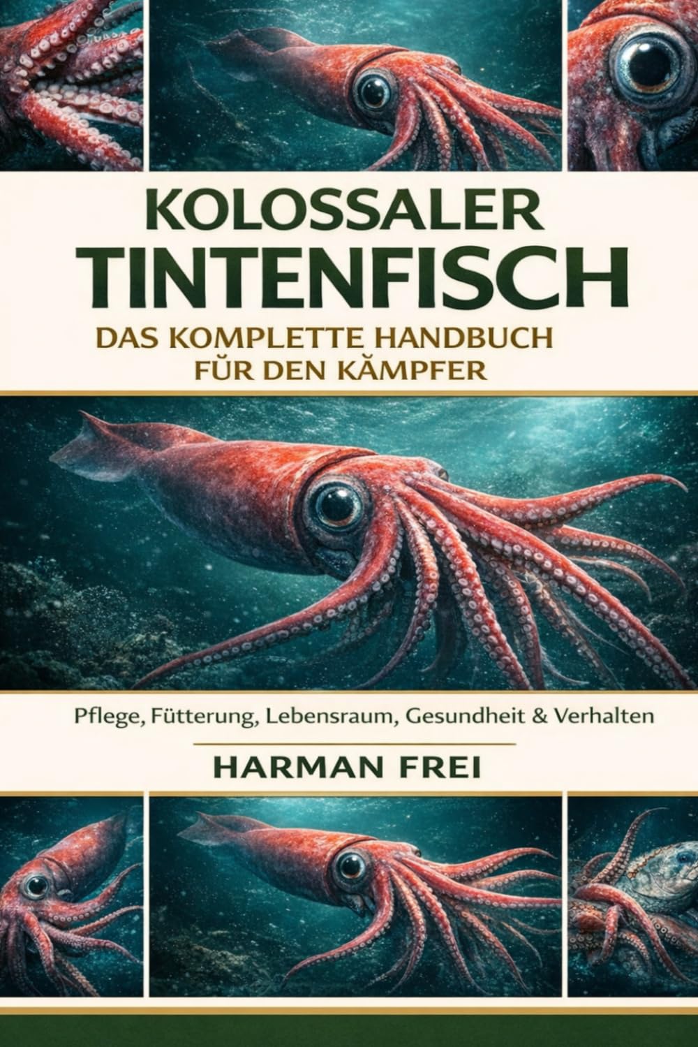 Kolossaler Tintenfisch: Pflege, Fütterung, Lebensraum, Gesundheit & Verhalten