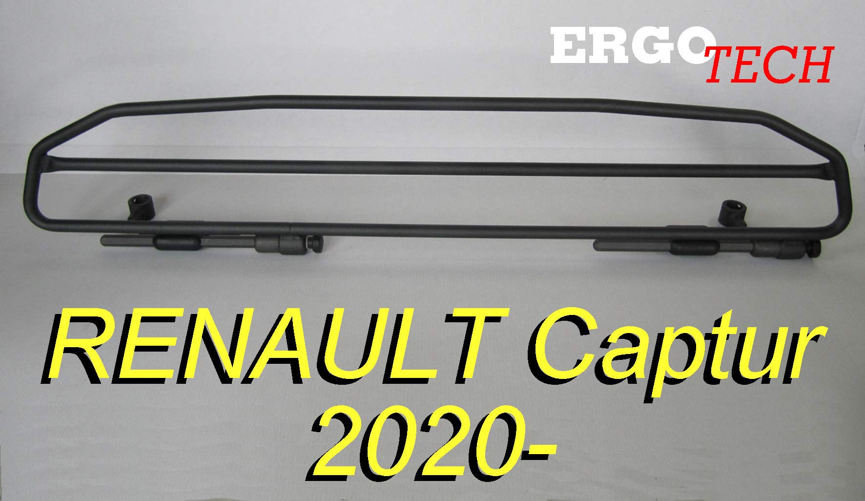 ERGOTECH Divisorio per Renault Captur (dal 2020 in Poi) RDA65HBG-2HXXS krn034, per Trasporto Cani e Bagagli