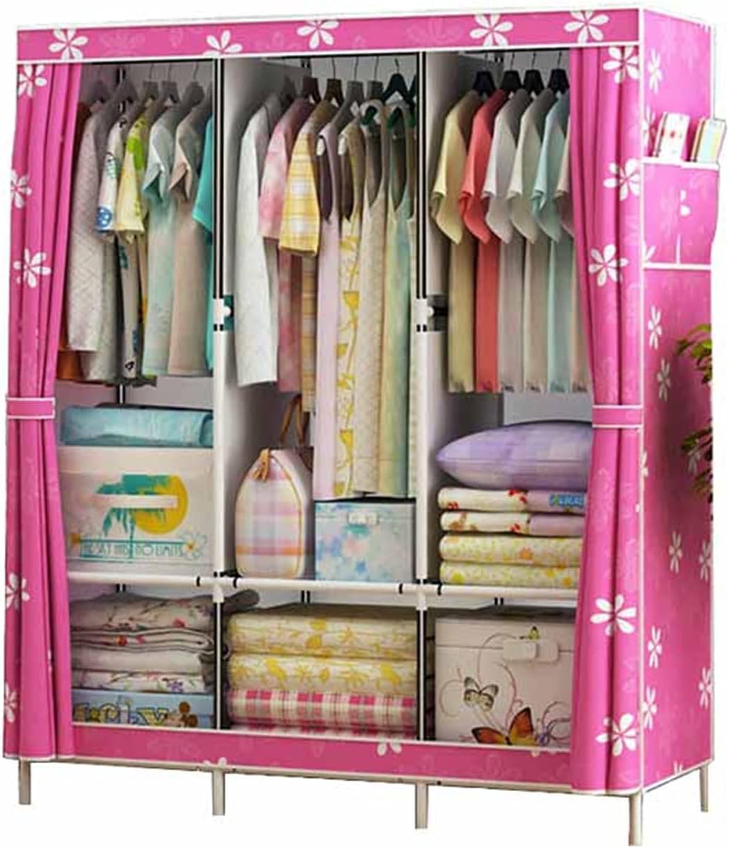 Placard portable en tissu pour suspendre les vêtements sans froisser dans la chambre