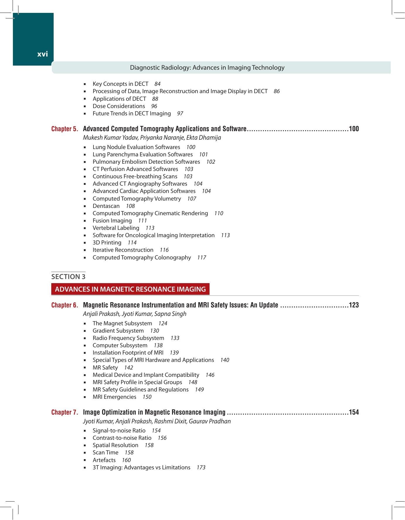 Diagnostic Radiology: Advances in Imaging Technology