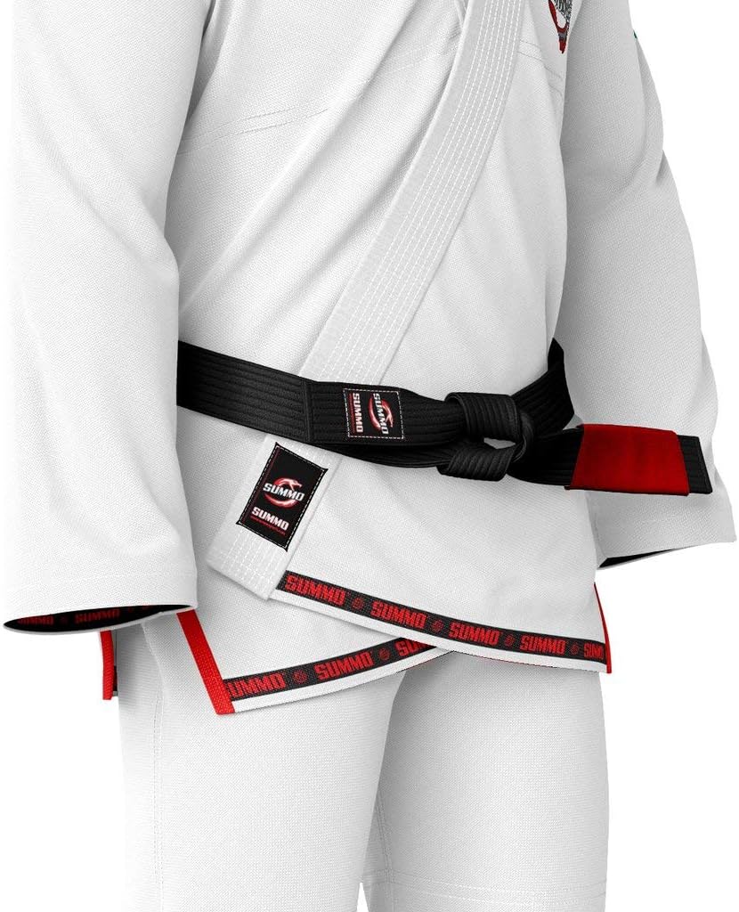 Premium Peruvian White Sublimation Brazilian Pearl Weave Jiu Jitsu Gi - Built in Rash Guard - with Rash Guard Lining (BJJ GI)