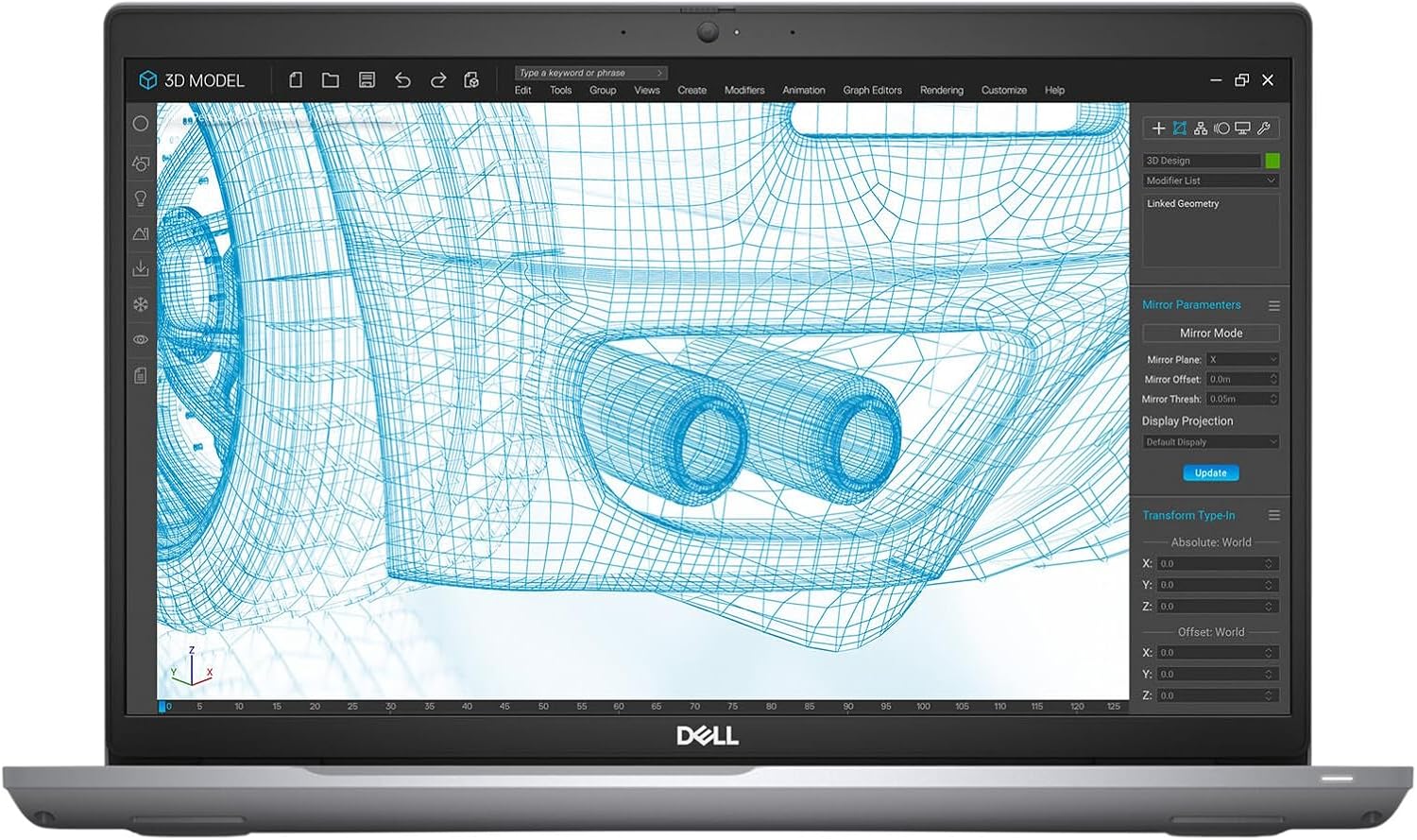Dell Precision 3561 15.6″ FHD, Core i7-11800H 2.5GHz, 32GB RAM, 512GB Solid Stat…