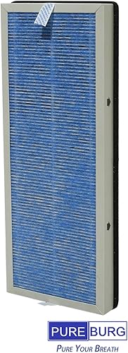 Miniatura 3 de PUREBURG Juego de filtros de repuesto compatibles con Membrane Solutions MS18 Purificador de aire, paquete de 2 unidades H13 HEPA de 4 etapas de
