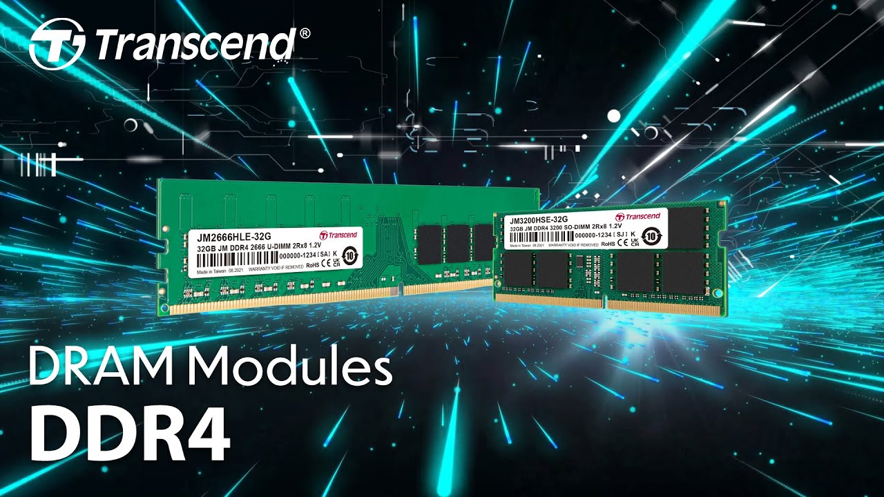 Amazon.in: Buy Transcend 4GB DDR4 2666 Laptop Memory, JetRam, DRAM