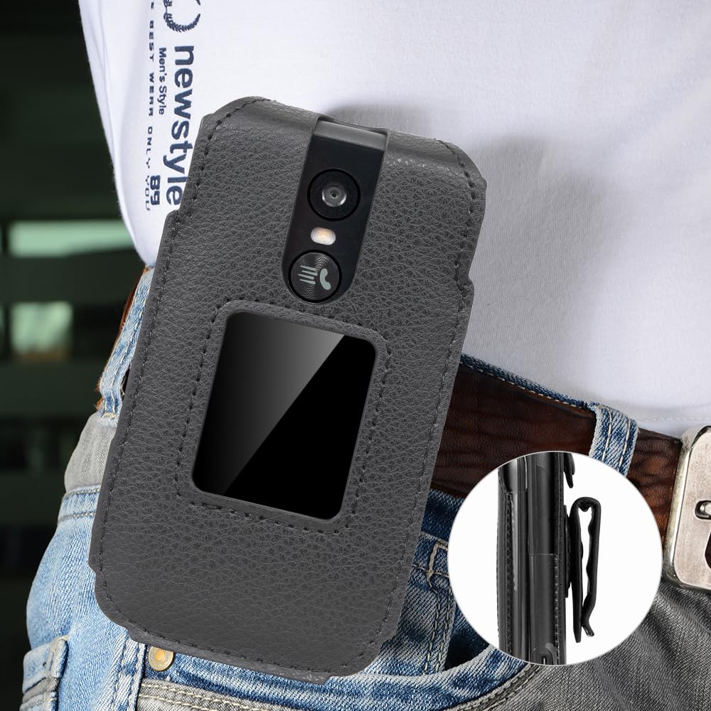 Amazon.com: Case for TCL Flip 4 5G Phone, Nakedcellphone [Black