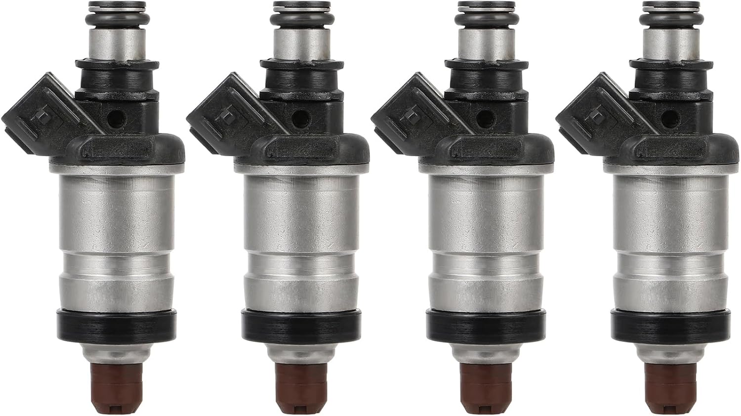 Fuel Injectors Set of 4 Fit for Acura for Integra 1998 2000-2001 for Honda for Accord 1998-2002 for Acura for CL 1999, 1Hole, 06164P5M000 FJ582