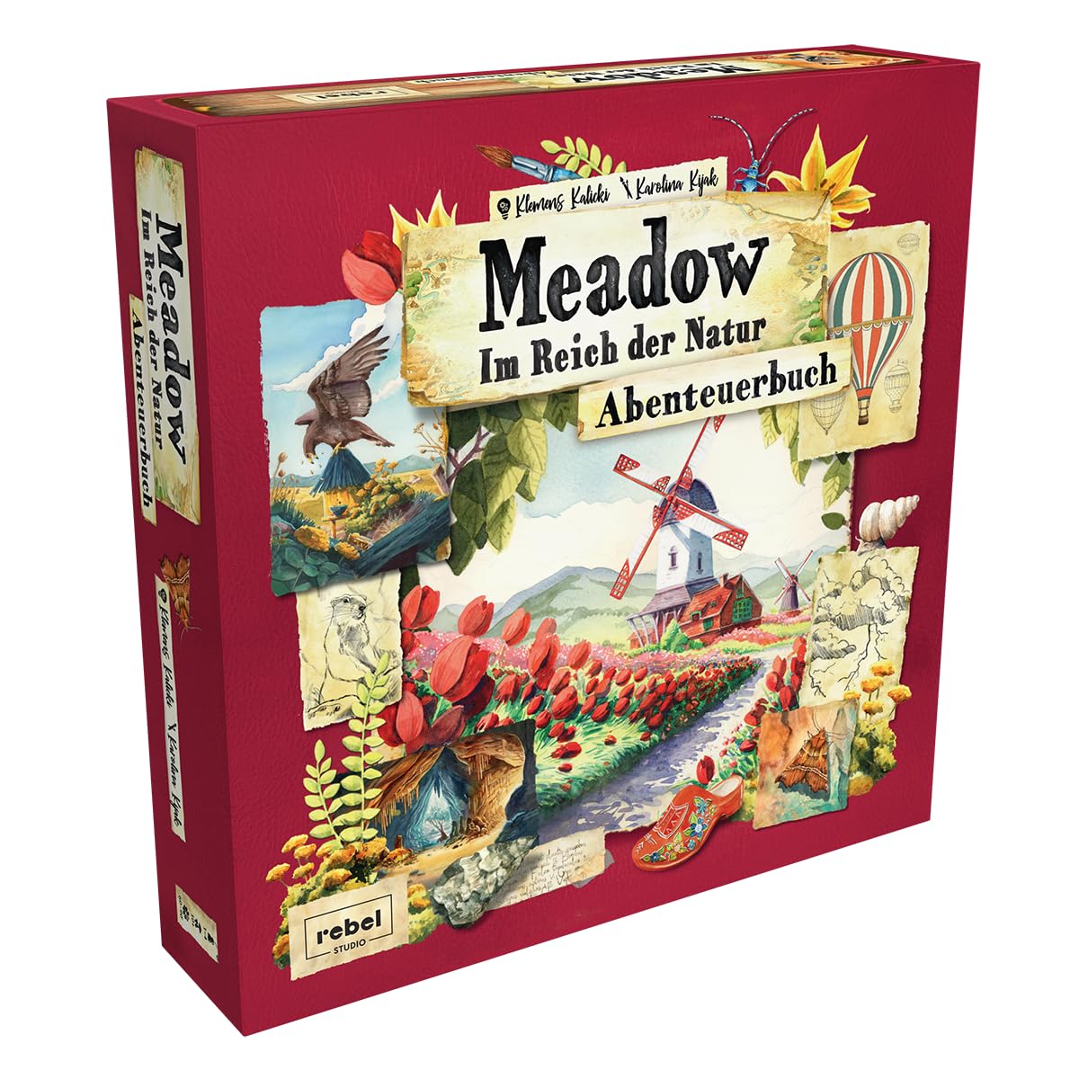 Rebel, Meadow: Nel Regno della Natura – Libro d'Avventura, Espansione, Gioco d'Intenditori, Gioco da tavolo, 1-4 giocatori, Dai 10+ anni, 60-90 minuti, Tedesco