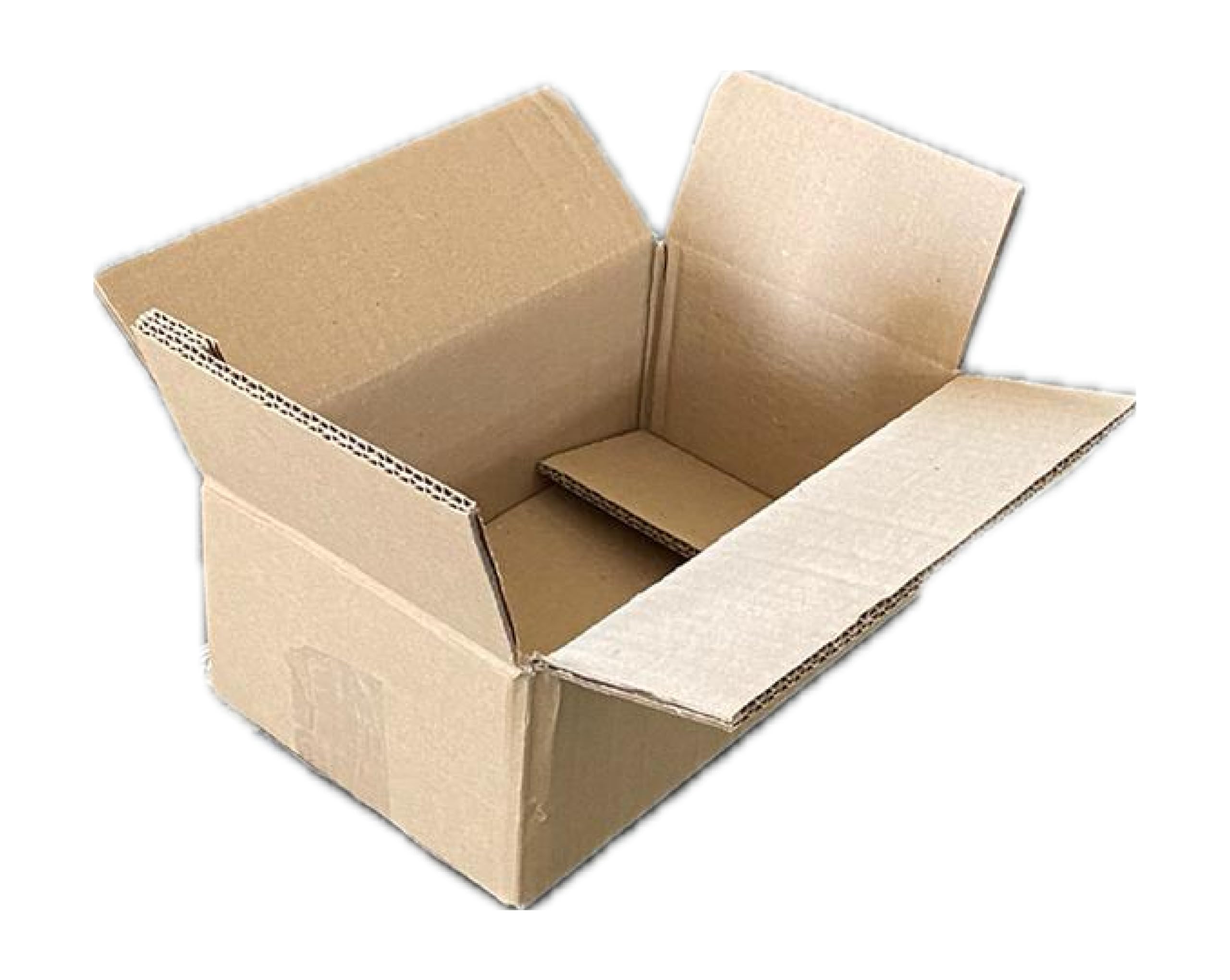 Set di 10 scatoloni per trasloco a 5 strati in cartone ondulato bianco Set di 10 scatoloni per trasloco a 5 strati in cartone ondulato bianco