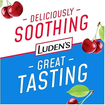 Luden's Throat Drops, Sugar Free, Wild Cherry 25 Each (12 Pack)