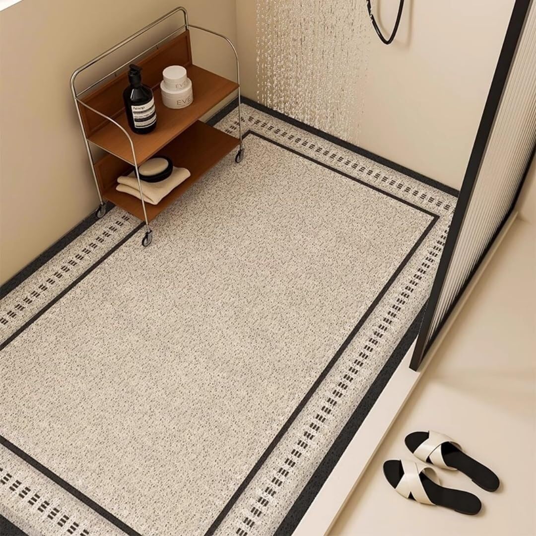 SSDDLZEQ High-end Rome Rubber Loofah Pad(Beige,60x90cm)
