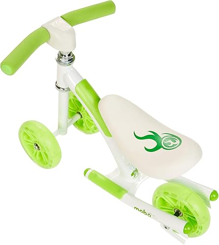 Miniatura 24 de Mobo Cruiser Wobo - Caballo mecedor y bicicleta de equilibrio para bebé, 5 pulgadas Azul,Verde y blanco,Rosa,Rojo