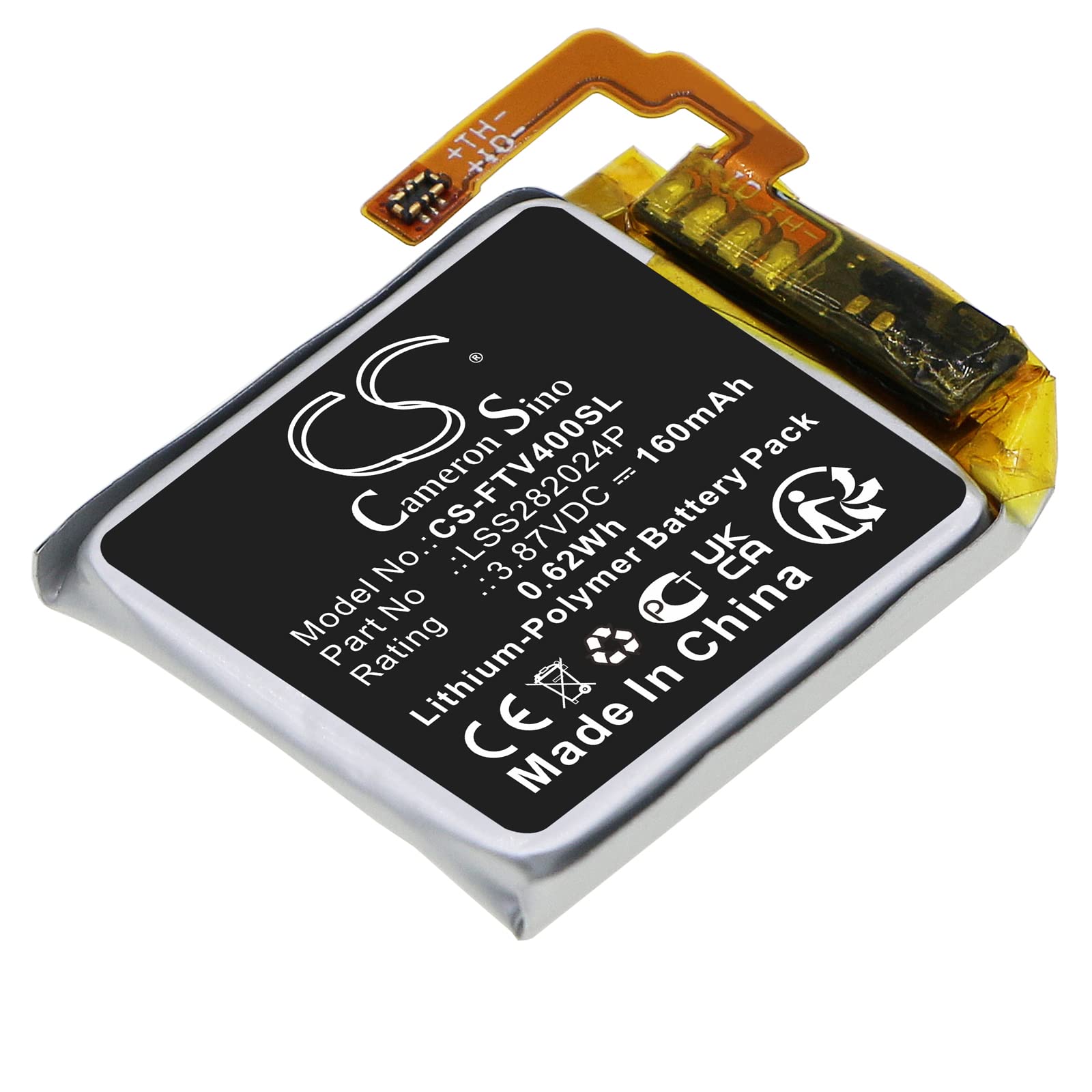 Cameron Sino CS Replacement Battery Fit for Fitbit Versa 4 LSS282024P