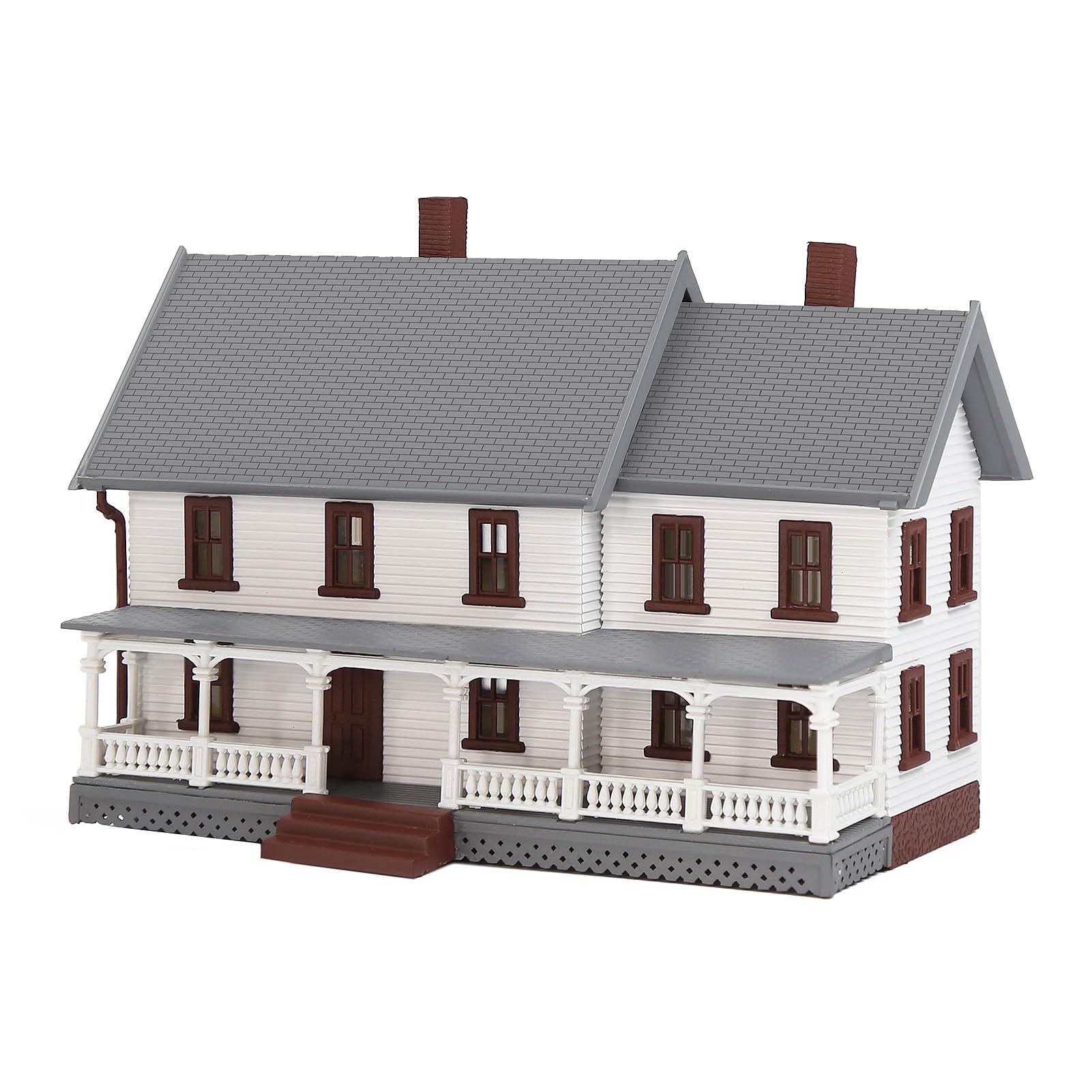 Evemodel Kit de modélisme N 1:160 : variantes d'architecture colorées et détaillées, maisons miniatures réalistes pour modélisme, dioramas de train, bâtiments de scène pour la mise en valeur optique