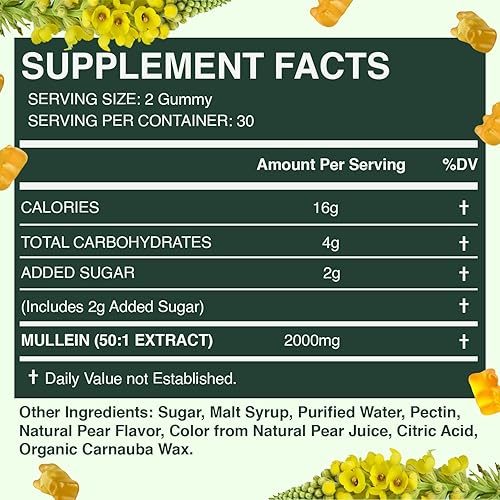 Miniatura 4 de Betterbrand BetterLungs - Gomitas de musgo marino de 1600 mg de musgo marino irlandés orgánico para pulmón y sistema inmunológico, 1000 mg de vejiga