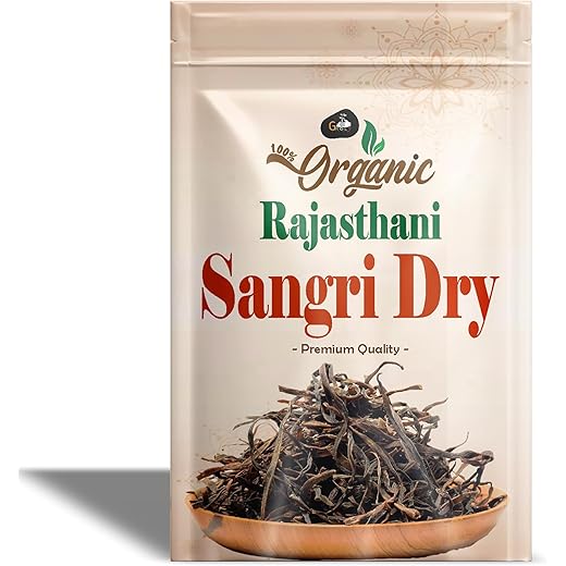 Groly Organic Rajasthani Sangri 100 Gm Dry Vegetable Tasty F