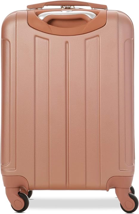 EONO Essentials - Set di 3 Trolley in ABS - Valigie rigide e leggere con 4  ruote - 55cm Bagaglio a mano + Bagaglio medio 71cm + bagaglio grande 81cm -  Rosa Oro : Amazon.it: Valigeria
