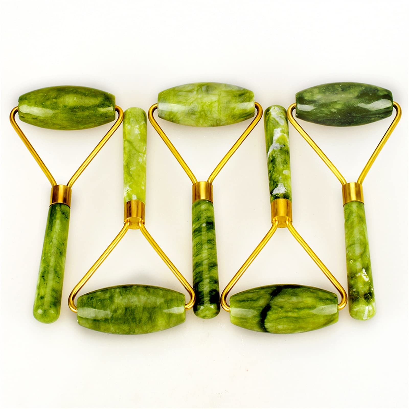 MOBYAT Masajeador de Rodillos de Jade del Sur, Cuidado de la Piel, Arrugas, raspado de Piedra, Herramientas curativas de Cristal, 1 Uds.