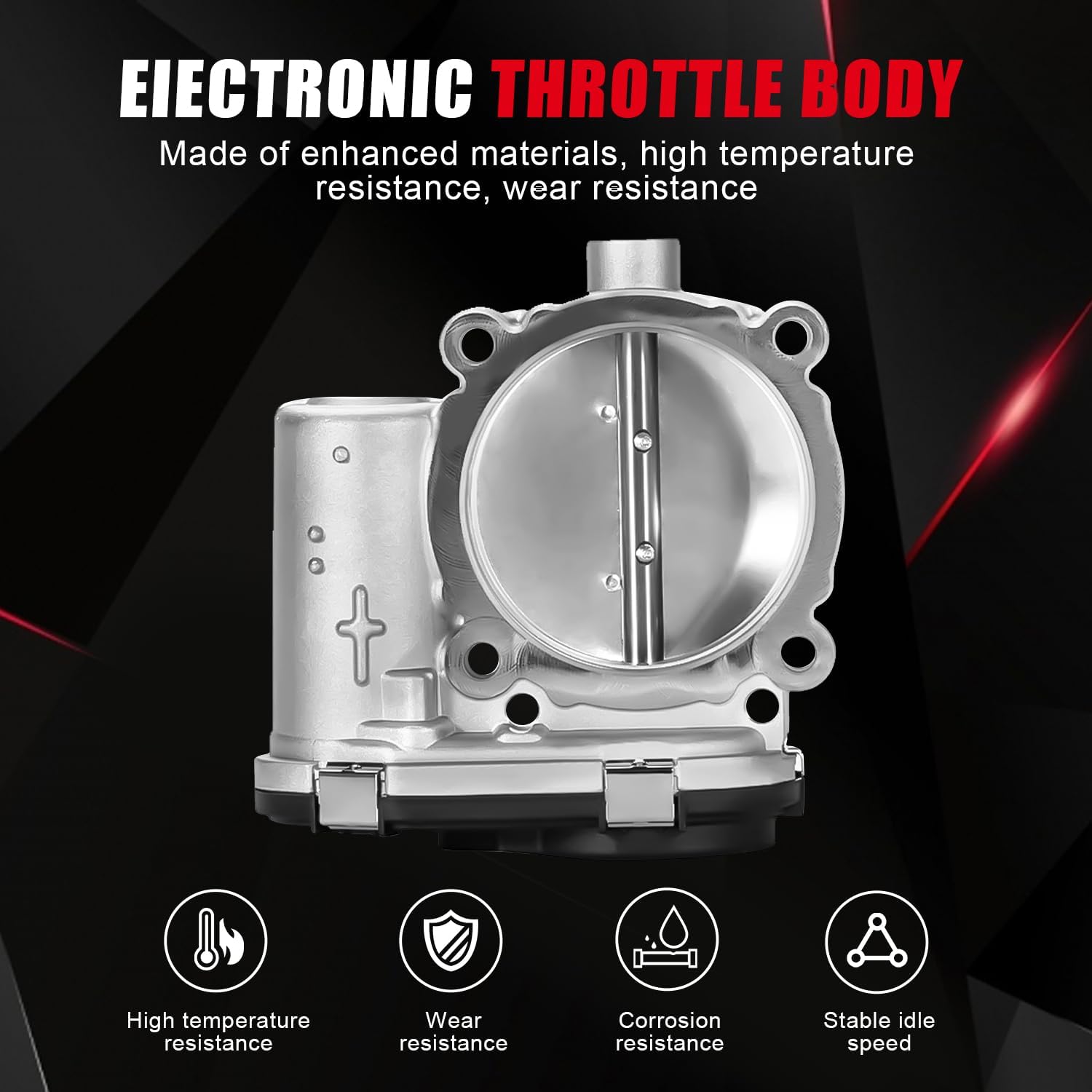 Electronic Throttle Body Assy Fit 200 300 Pacifica T&C Voyager Grand Caravan Ram C/V 1500 ProMaster Gladiator Grand Cherokee Wrangler Avenger Journey Durango Charger Challenger Viper 3.6L 3.2L