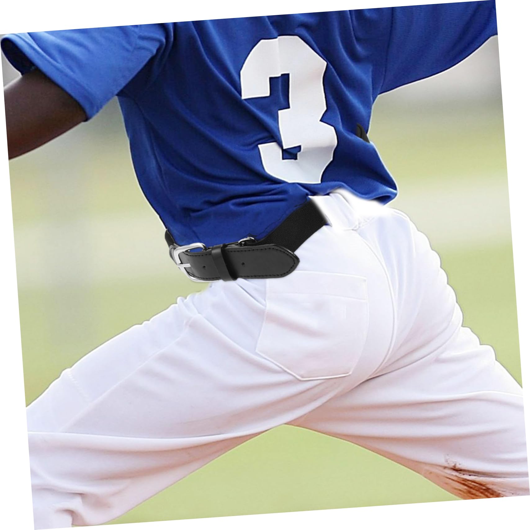 FRCOLOR 4pcs Baseball Belt for Youth Boys Girls Sports Waist Belt Comfortable Fit Materials