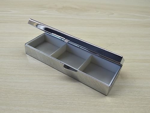 Miniatura 6 de Pastillero con textura de mármol para bolso o pastillero de bolsillo, cajas decorativas, caja de regalo, organizador de píldoras para pastilleros de