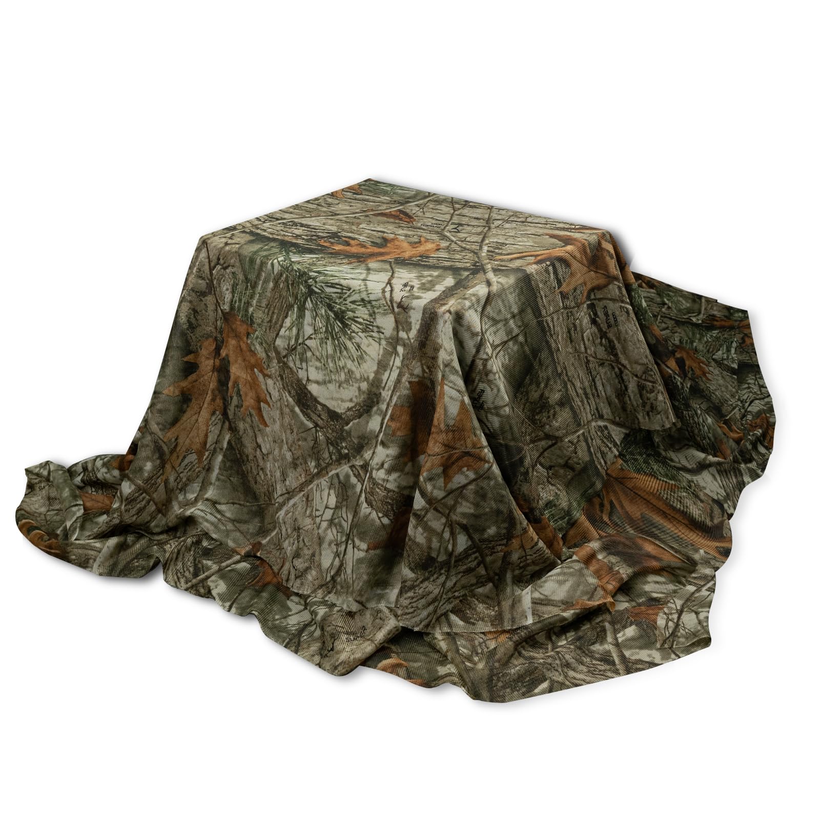 LOOGU Camo Netting, Duck Blinds Cover, Quiet Mesh Net, Camouflage Netting Cover Army Military 59" W Mesh Fabric Cloth Material for Hunting Blind