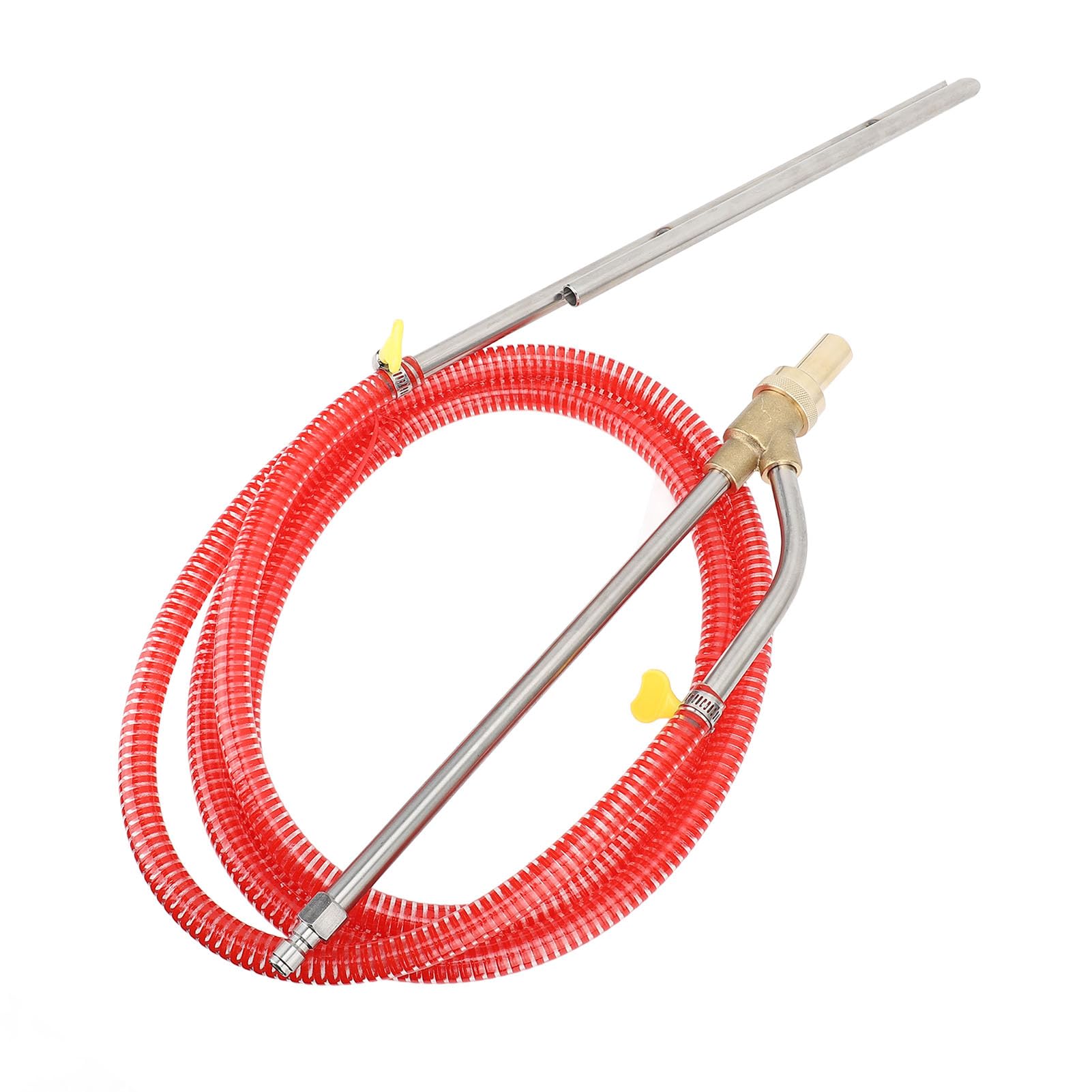 Aramox Kit di Sabbiatura per Idropulitrice, Acciaio Inossidabile e Ottone, Efficace Rimozione di Ruggine e Vernice, Ideale per Parti Automobilistiche e Casa (rosso)